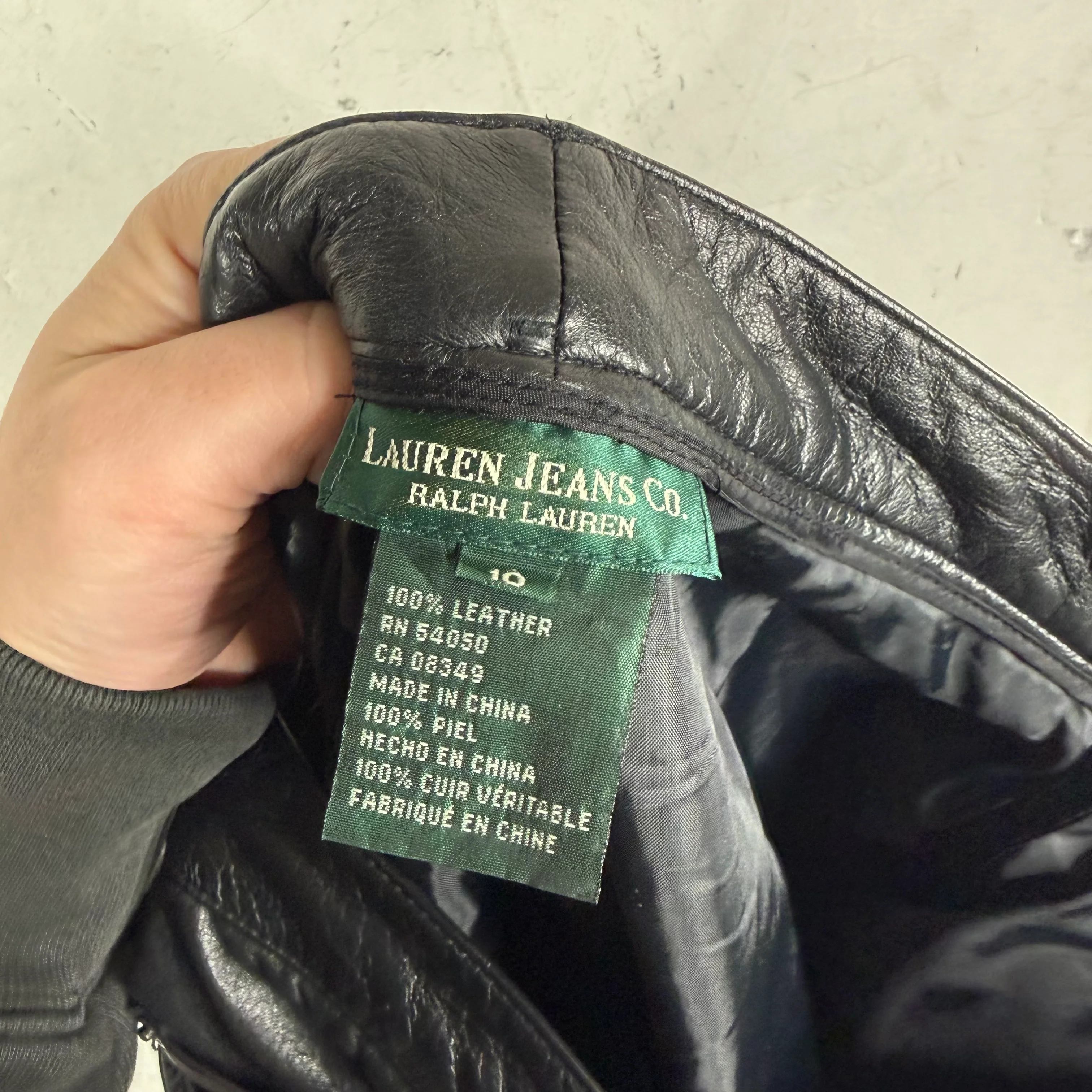 Ralph Lauren Jeans Co Leather Pants - Image 3
