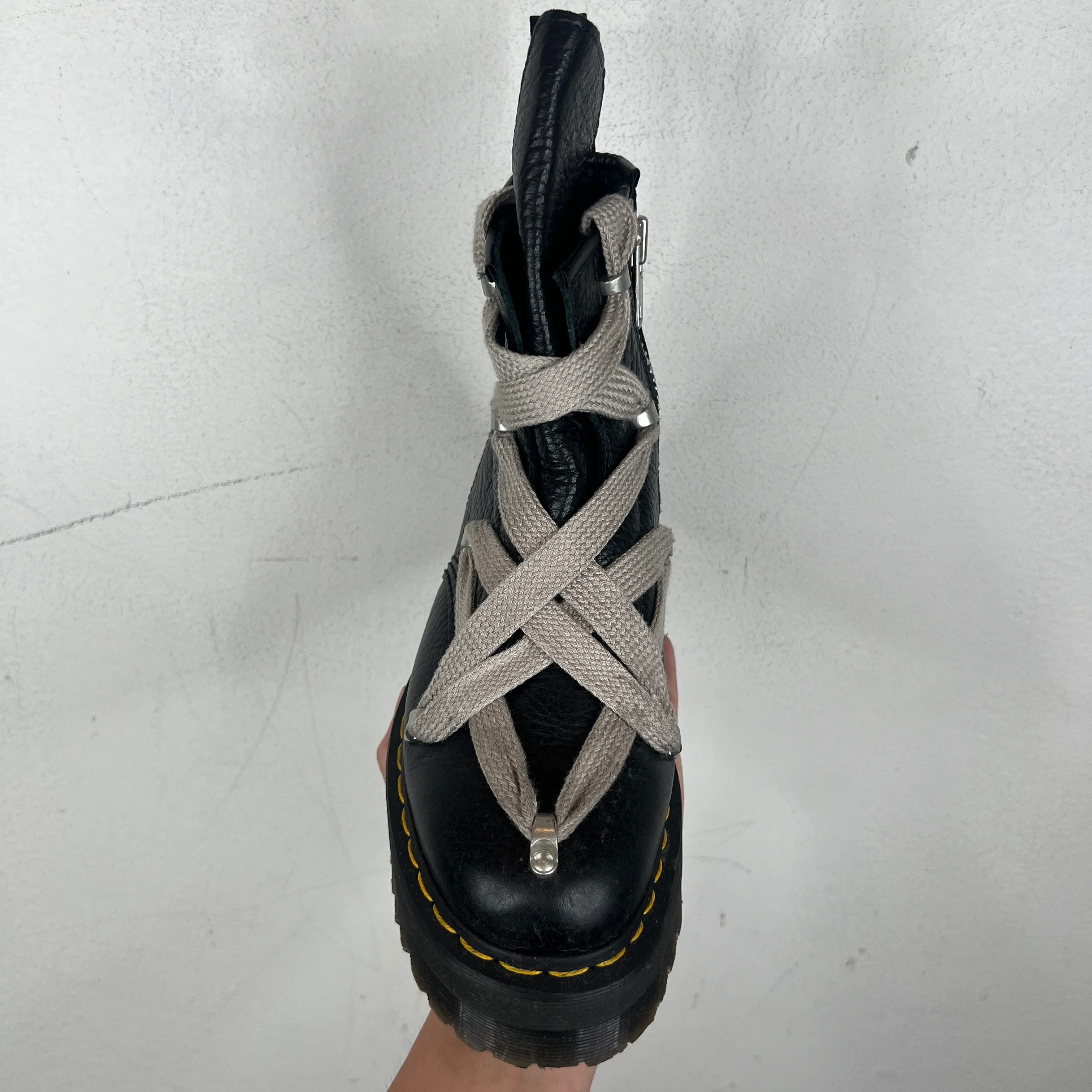Rick Owens Doc Martens 1460 Megalace Quad Sole Boots - Image 5