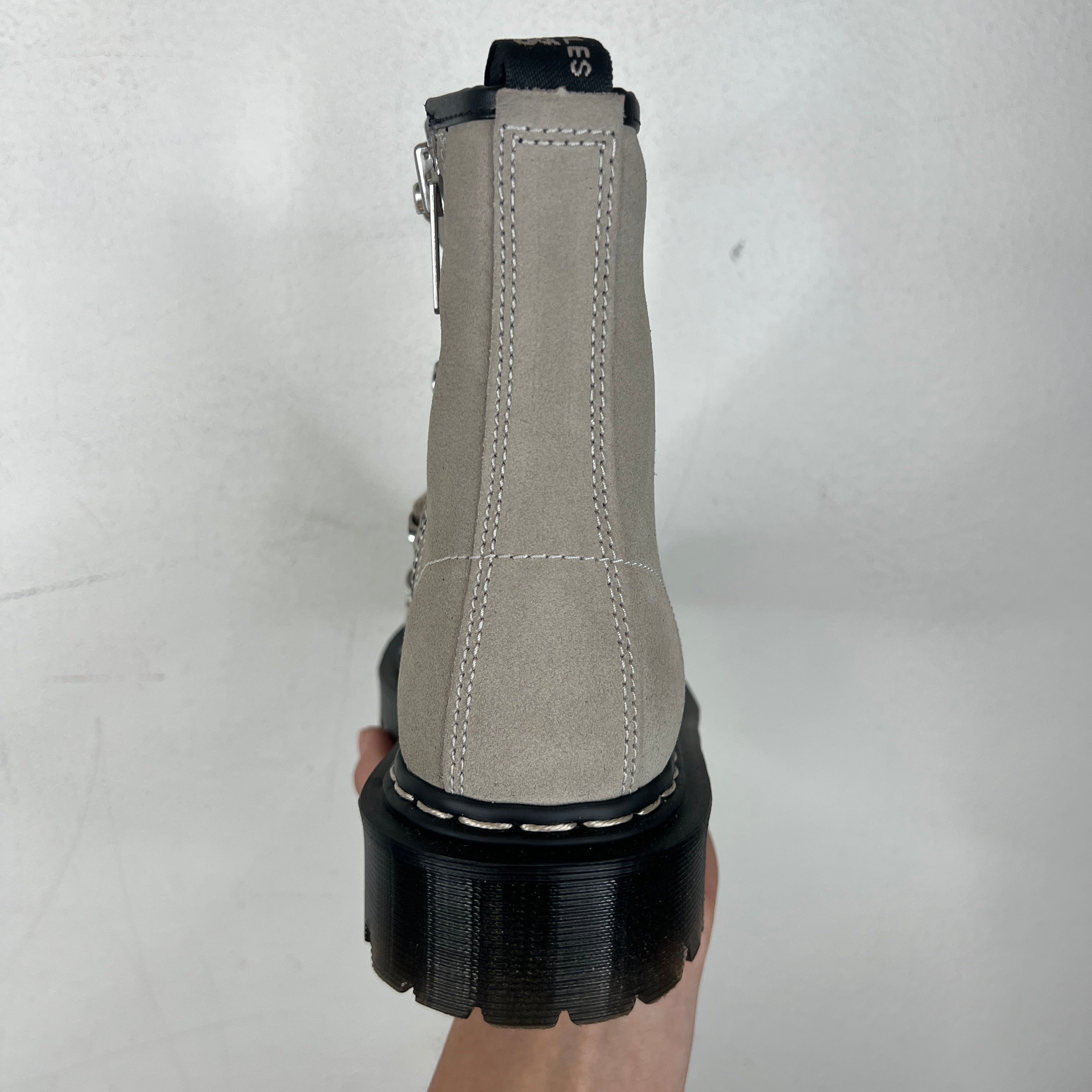 Rick Owens Doc Marten 1460 Bex Suede Boots - Image 3