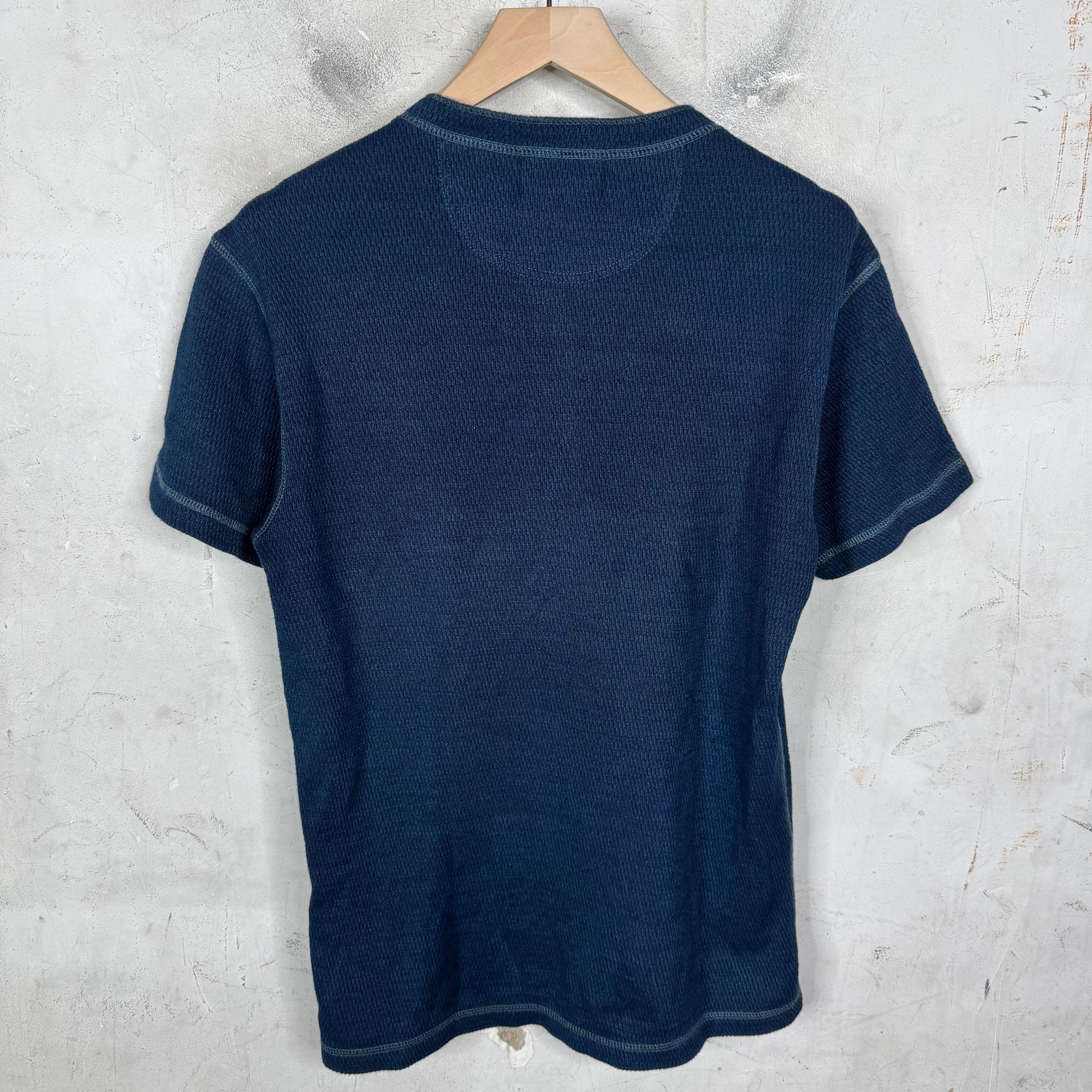RRL Navy Henley T-Shirt - Image 2