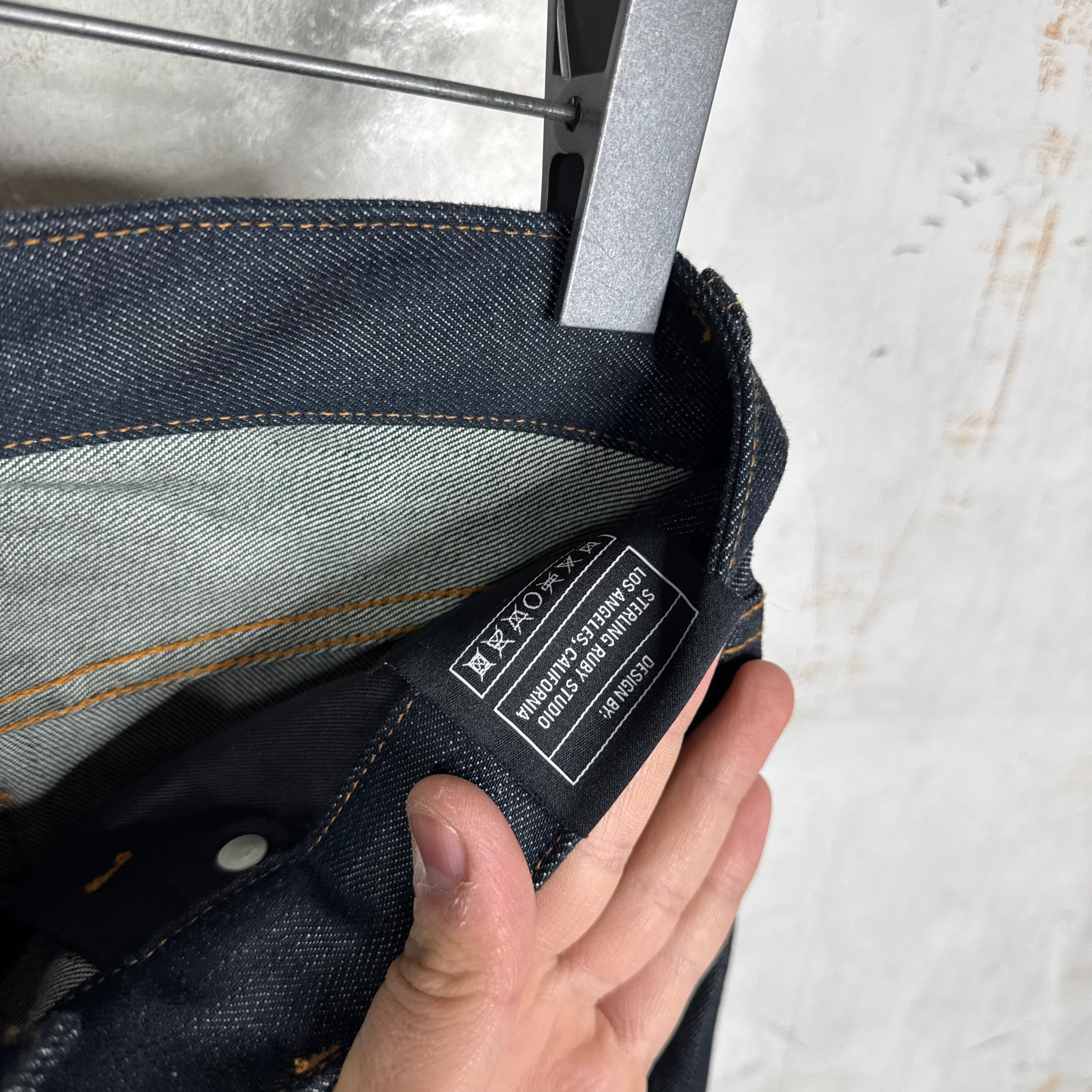 S.R. Studio Raw Denim C Jeans - Image 10