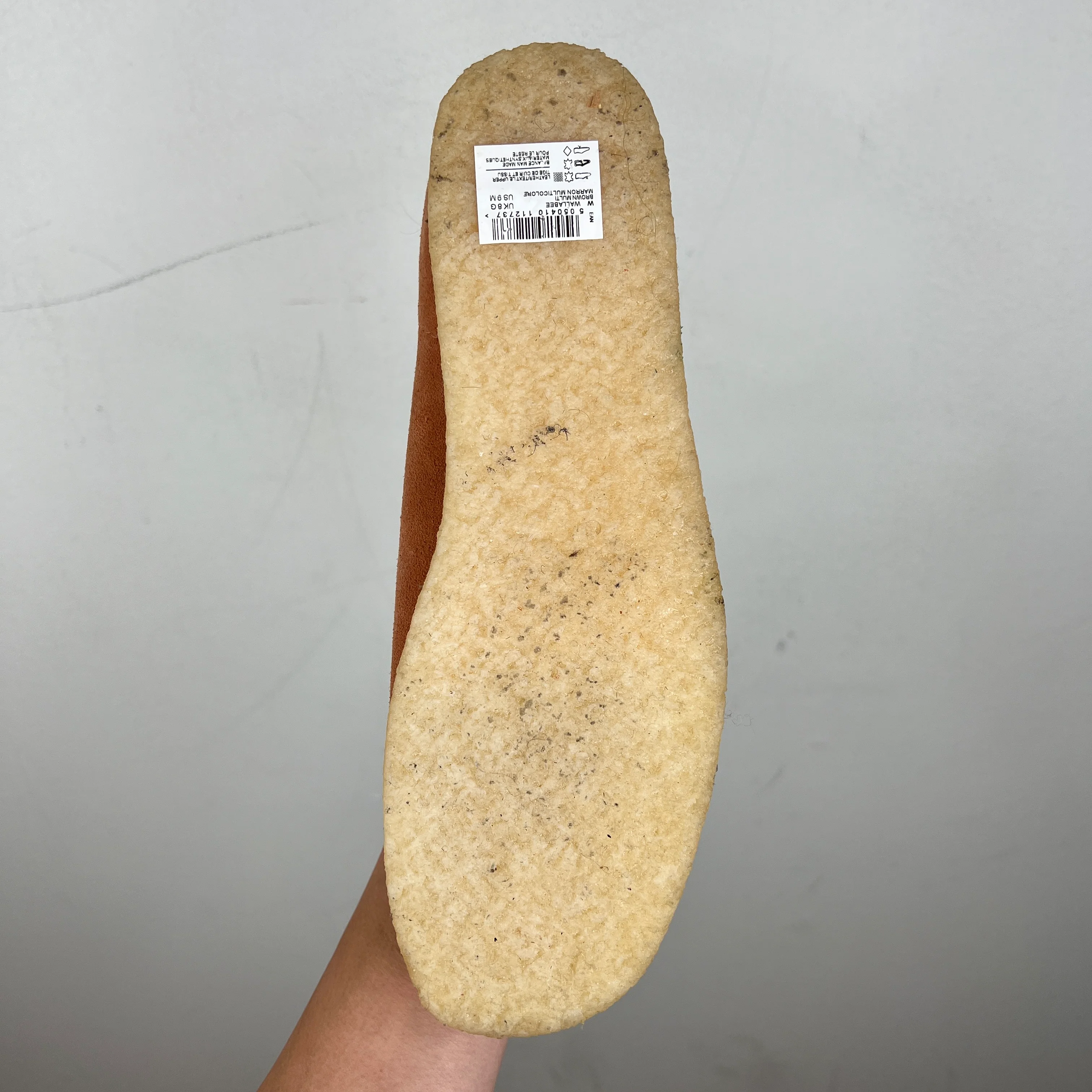 Stussy Clarks Peach Wallabee Shoes - Image 6