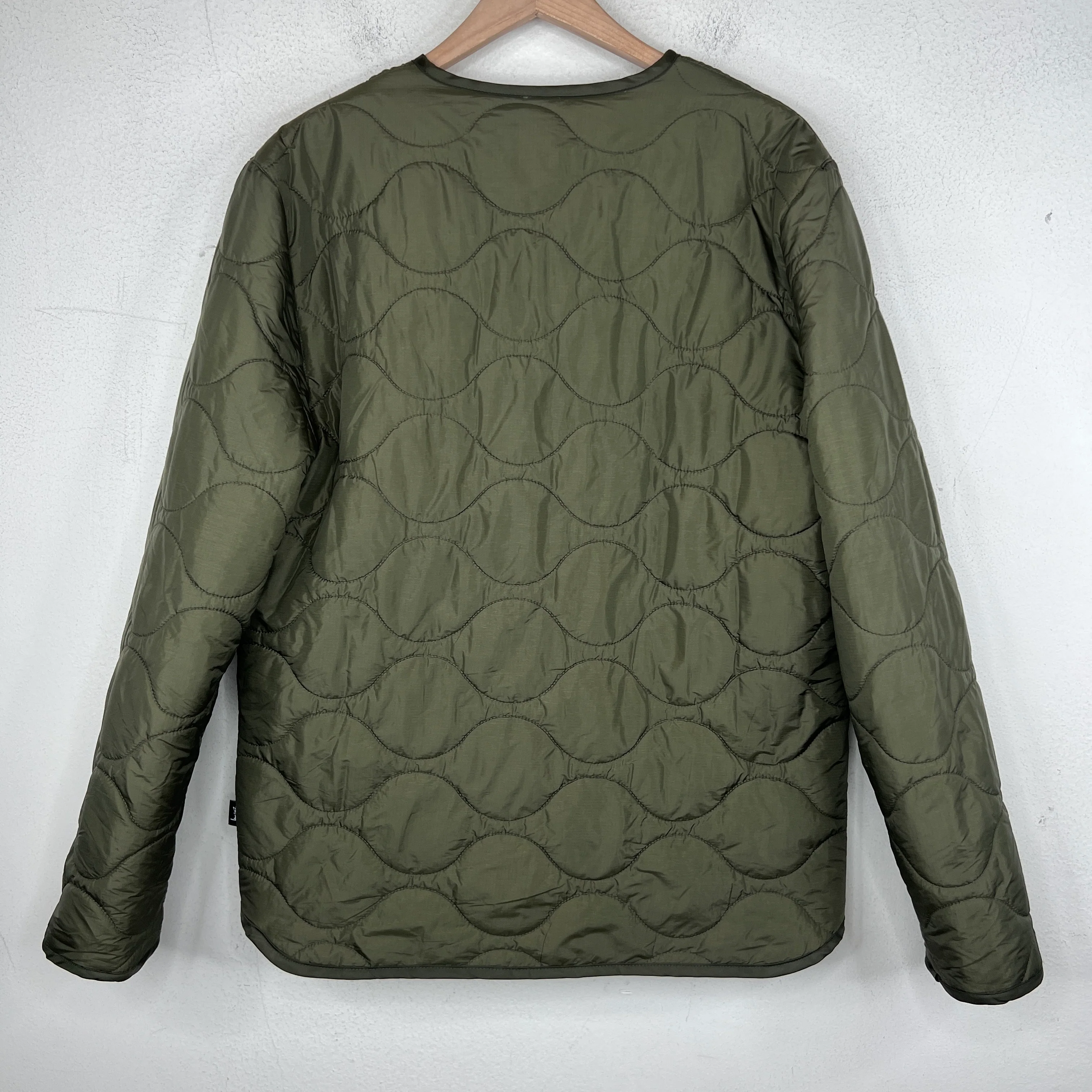 Stussy Olive Quilted Liner Jacket - Image 2