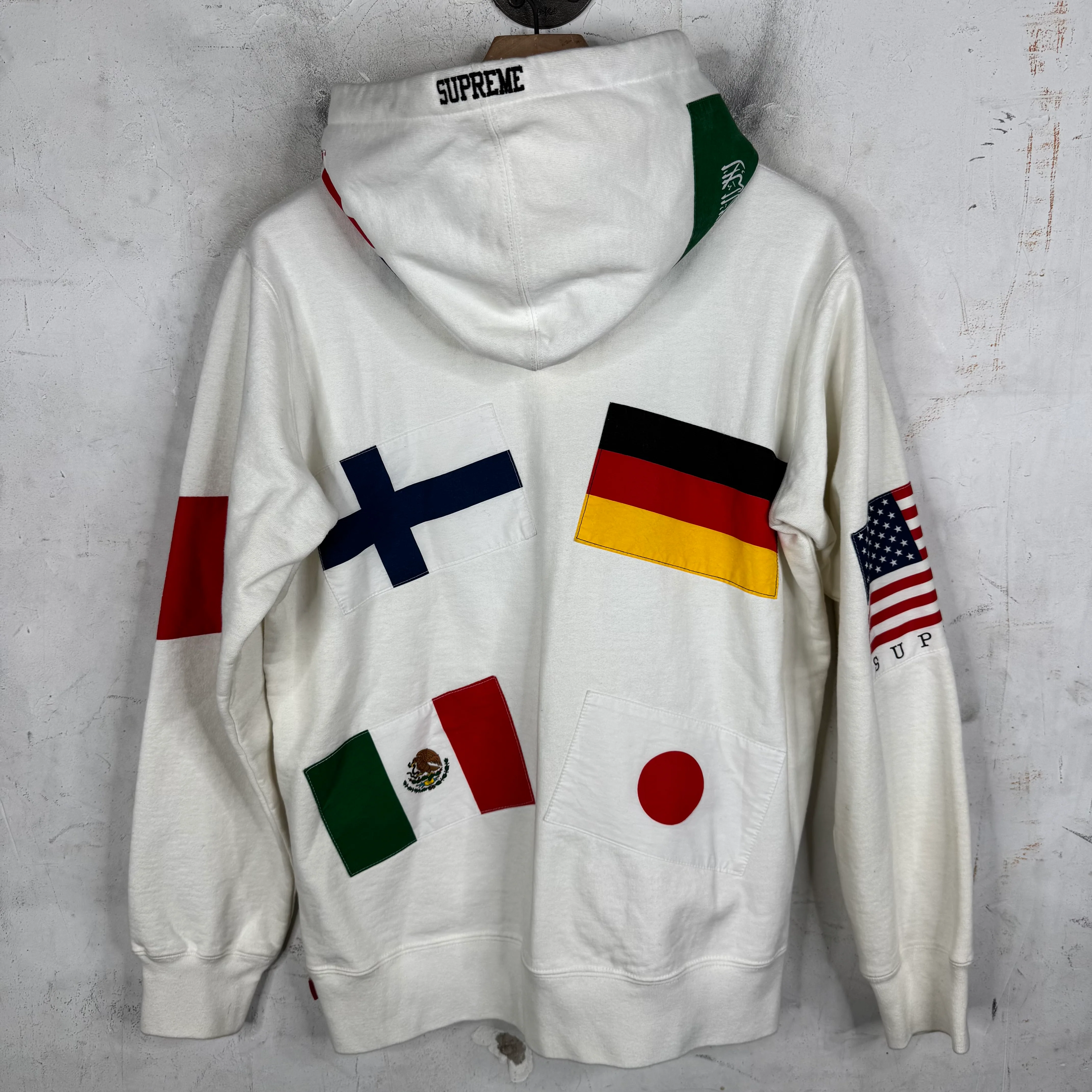 Supreme Flags Patch Hoodie - Image 2