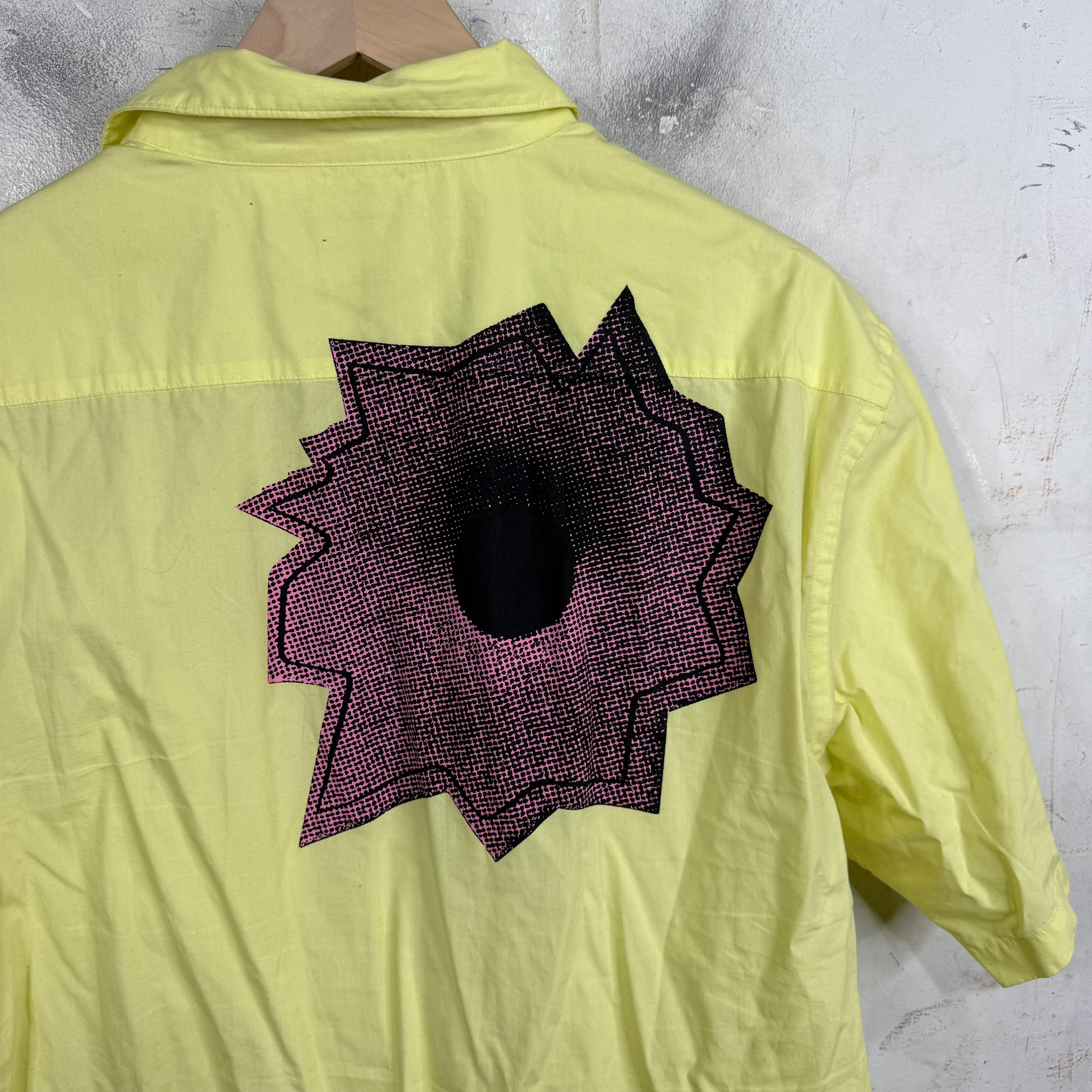 Supreme Nate Lowman Yellow Shirt - Image 8