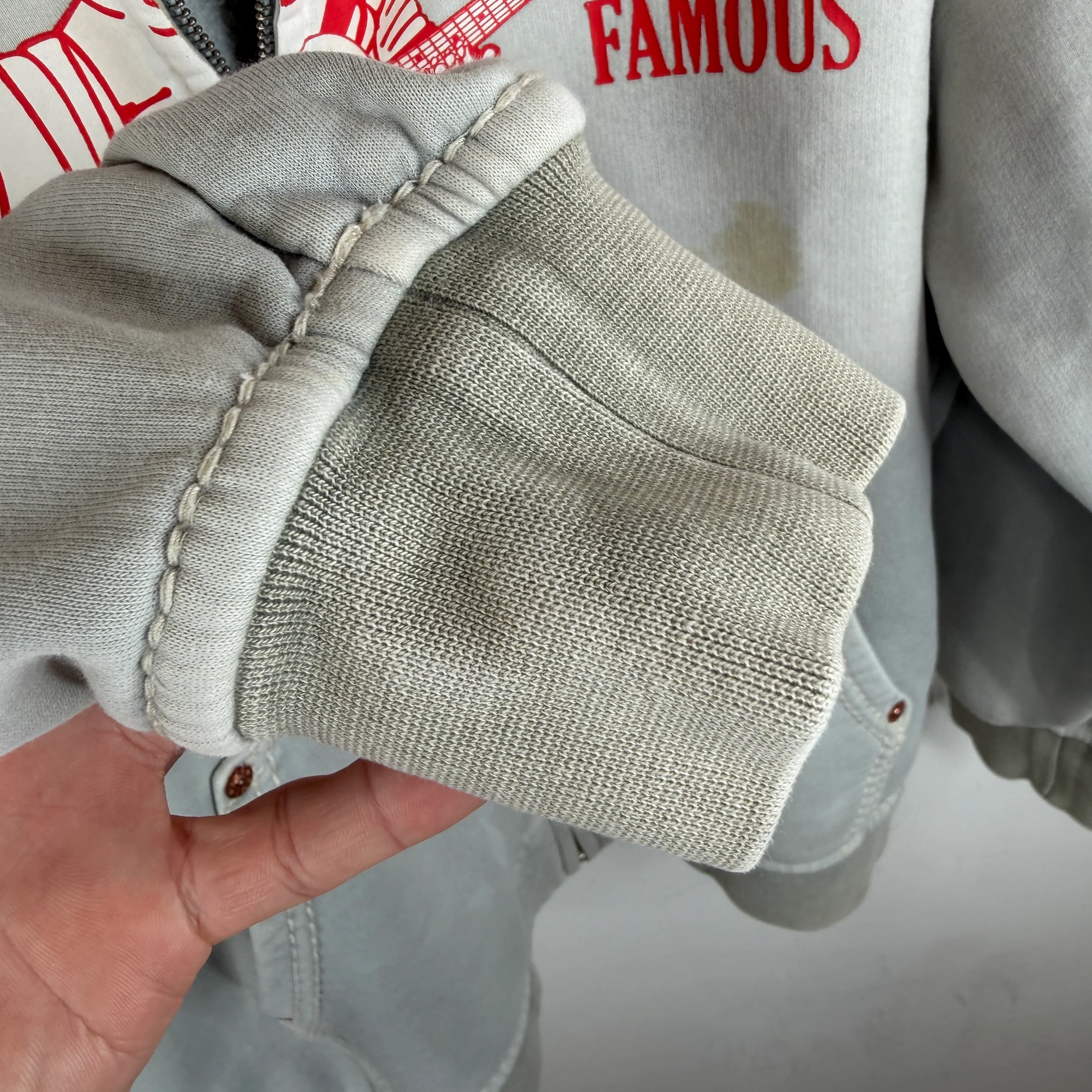 Supreme True Religion Gray Zip Up Hoodie - Image 7