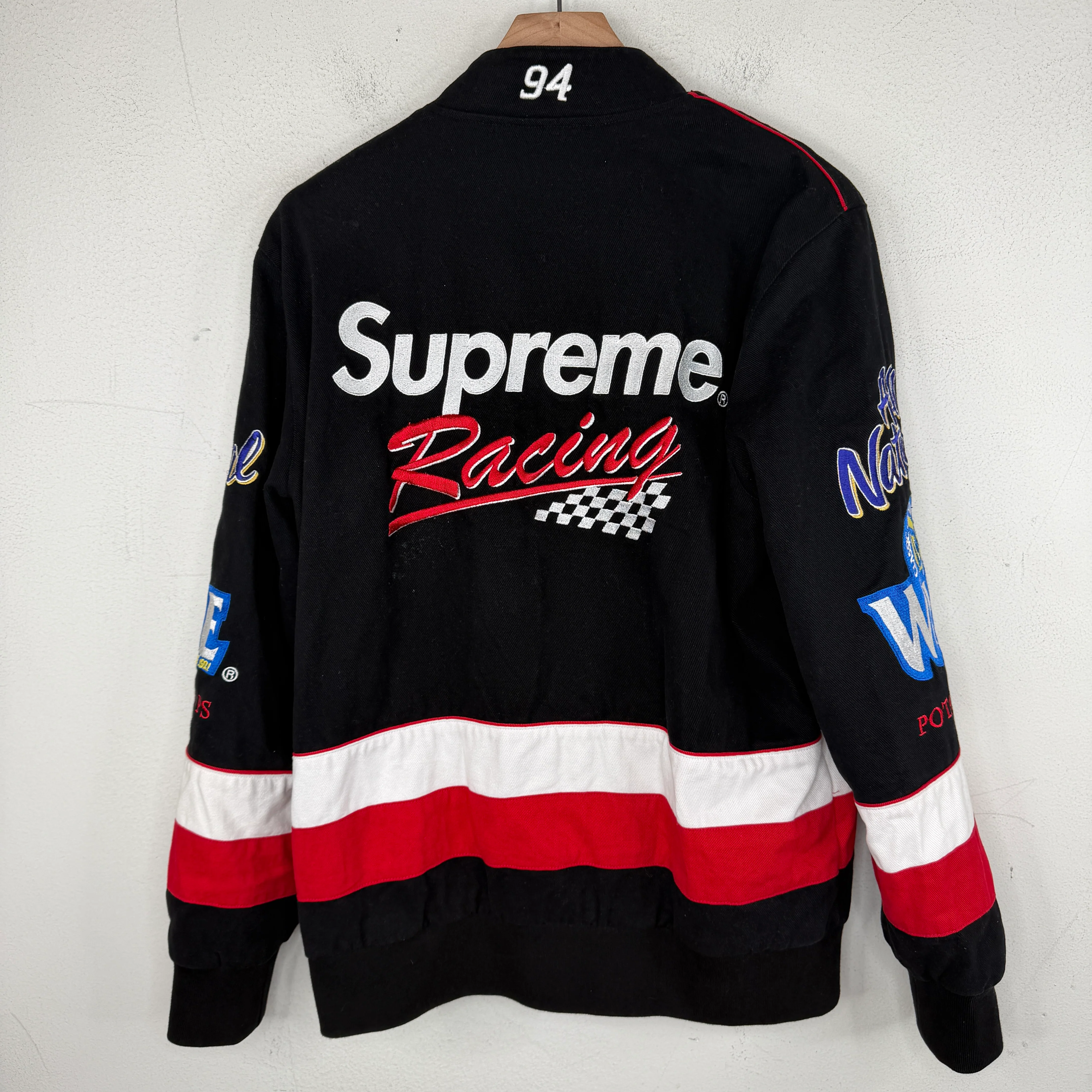 Supreme Wise Black Racing Jacket - Image 2