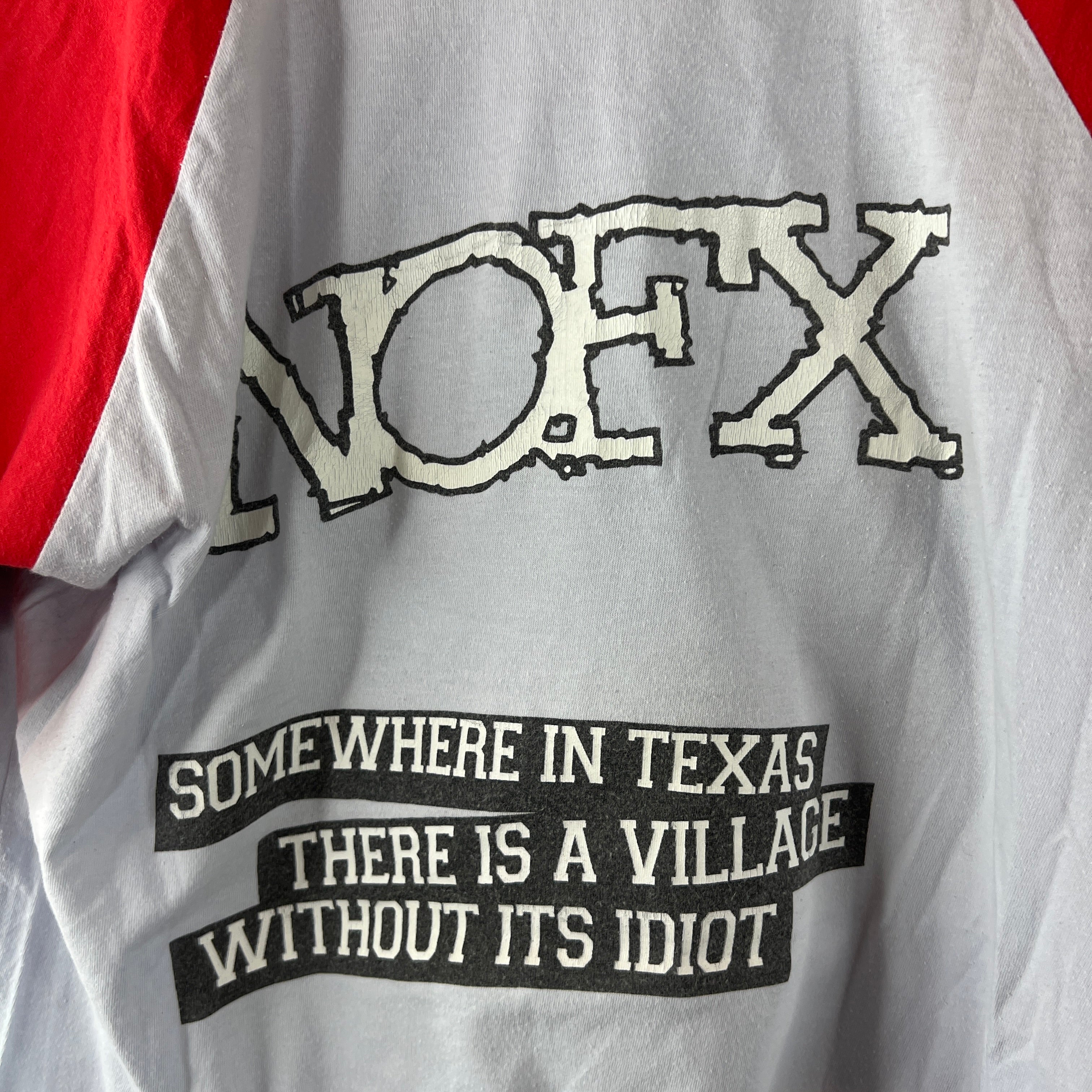 Vintage NOFX War on Errorism Raglan T-Shirt - Image 6