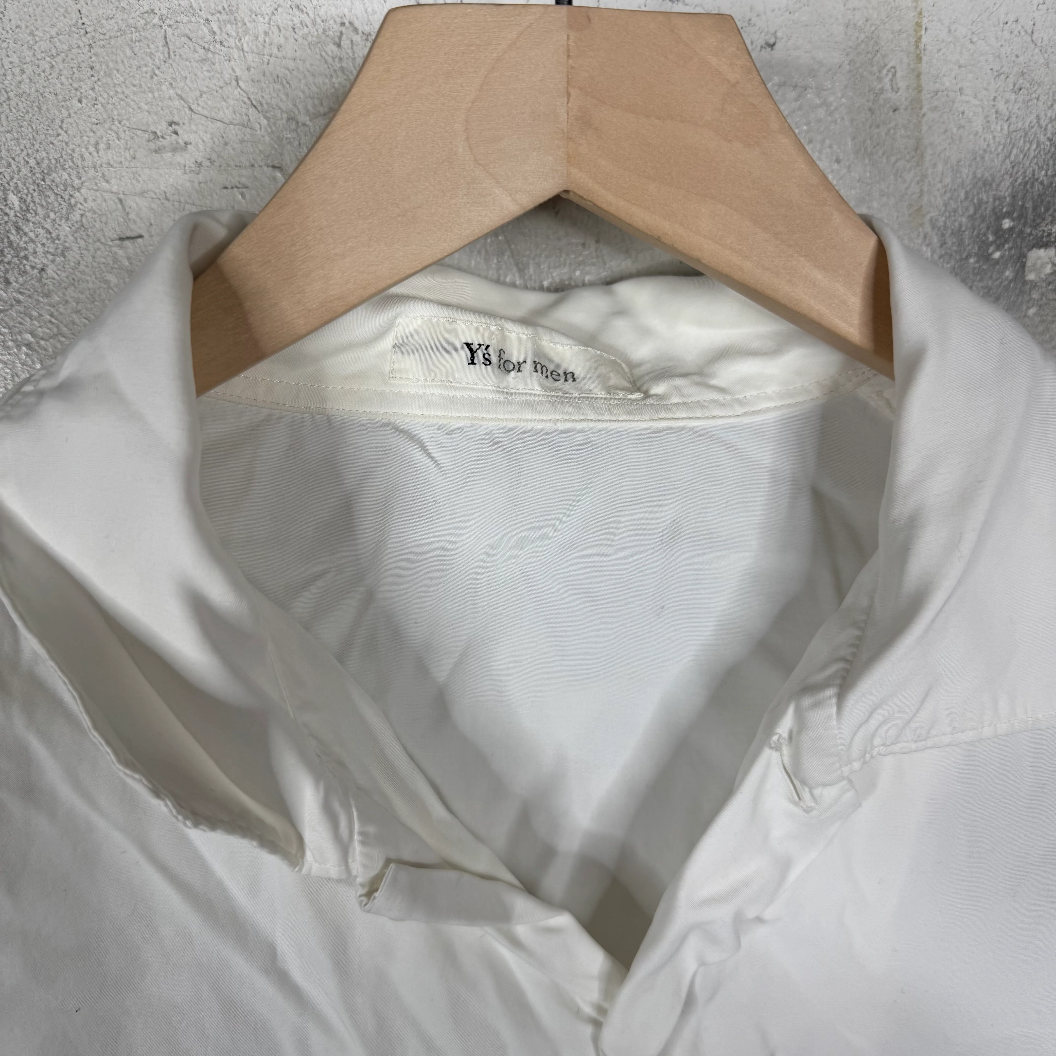 Y’s For Men White Button-Up Shirt - Image 3