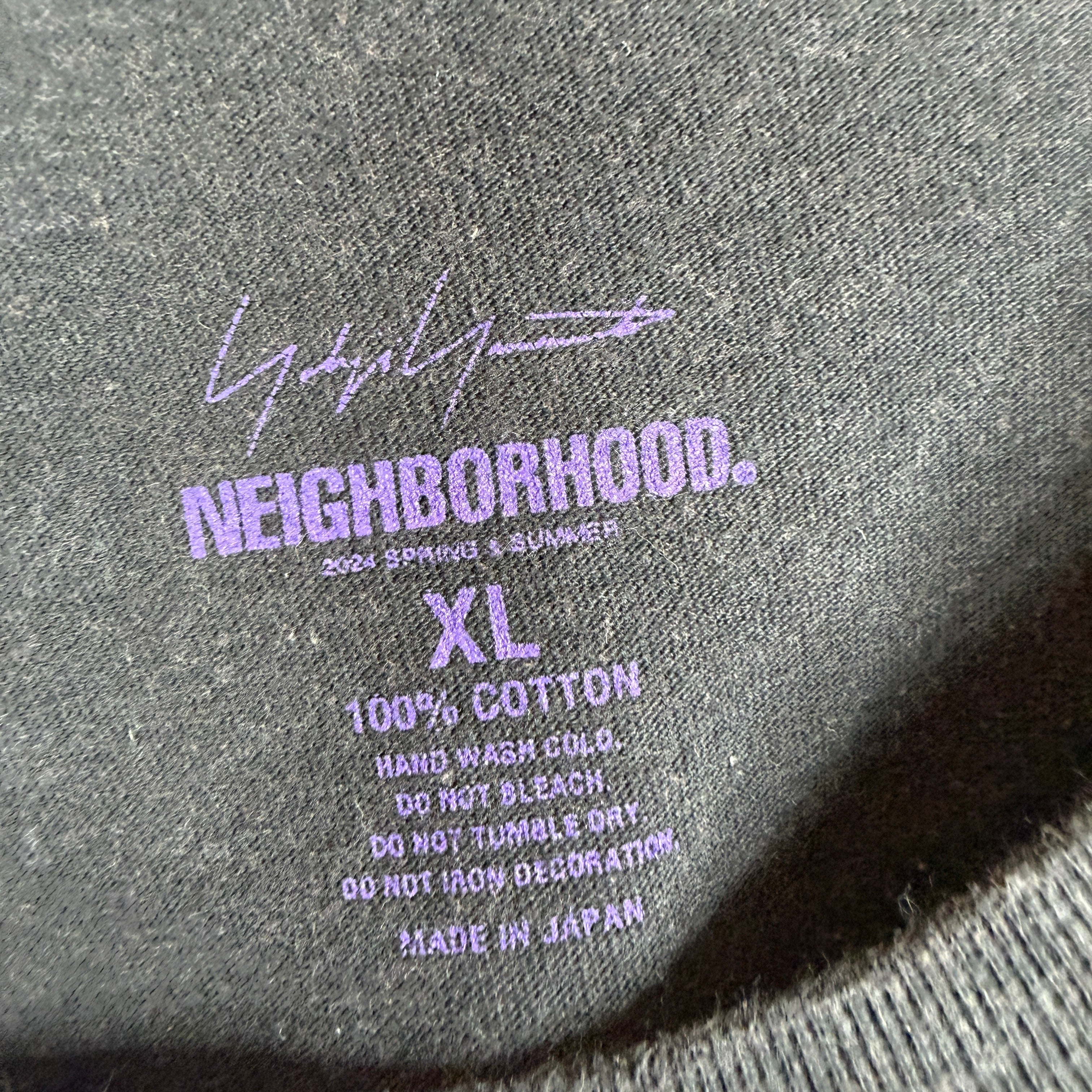 Yohji Yamamoto Neighborhood SS24 T-Shirt - Image 3
